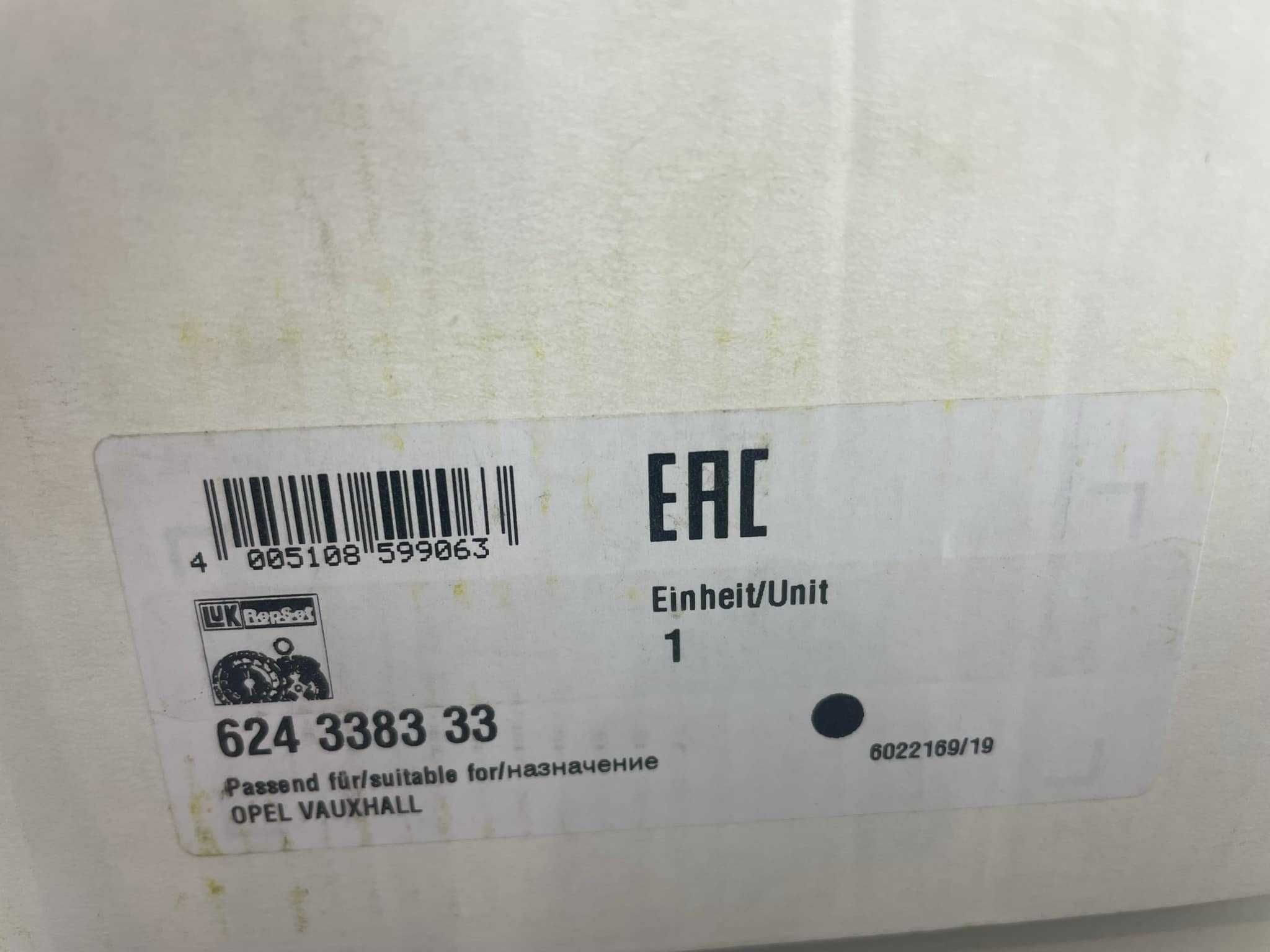 Zestaw sprzęgło Schaeffler LUK OPEL Astra, Vectra, Signum,  Zafira