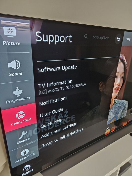 Telewizor LG OLED 55 cali 4K 120hz (CX3LA)
