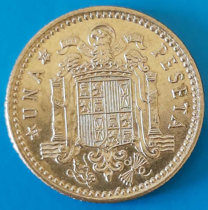 Lote de 3 Pesetas de 1966  estrelas *74*, *75* e *77*, Espanha