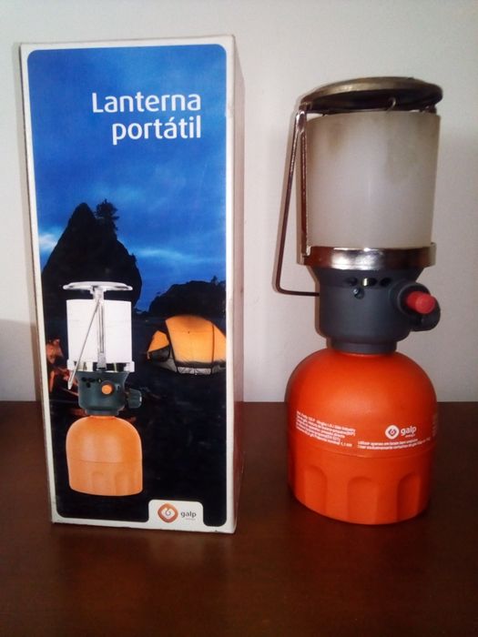 Lanterna campismo a gas