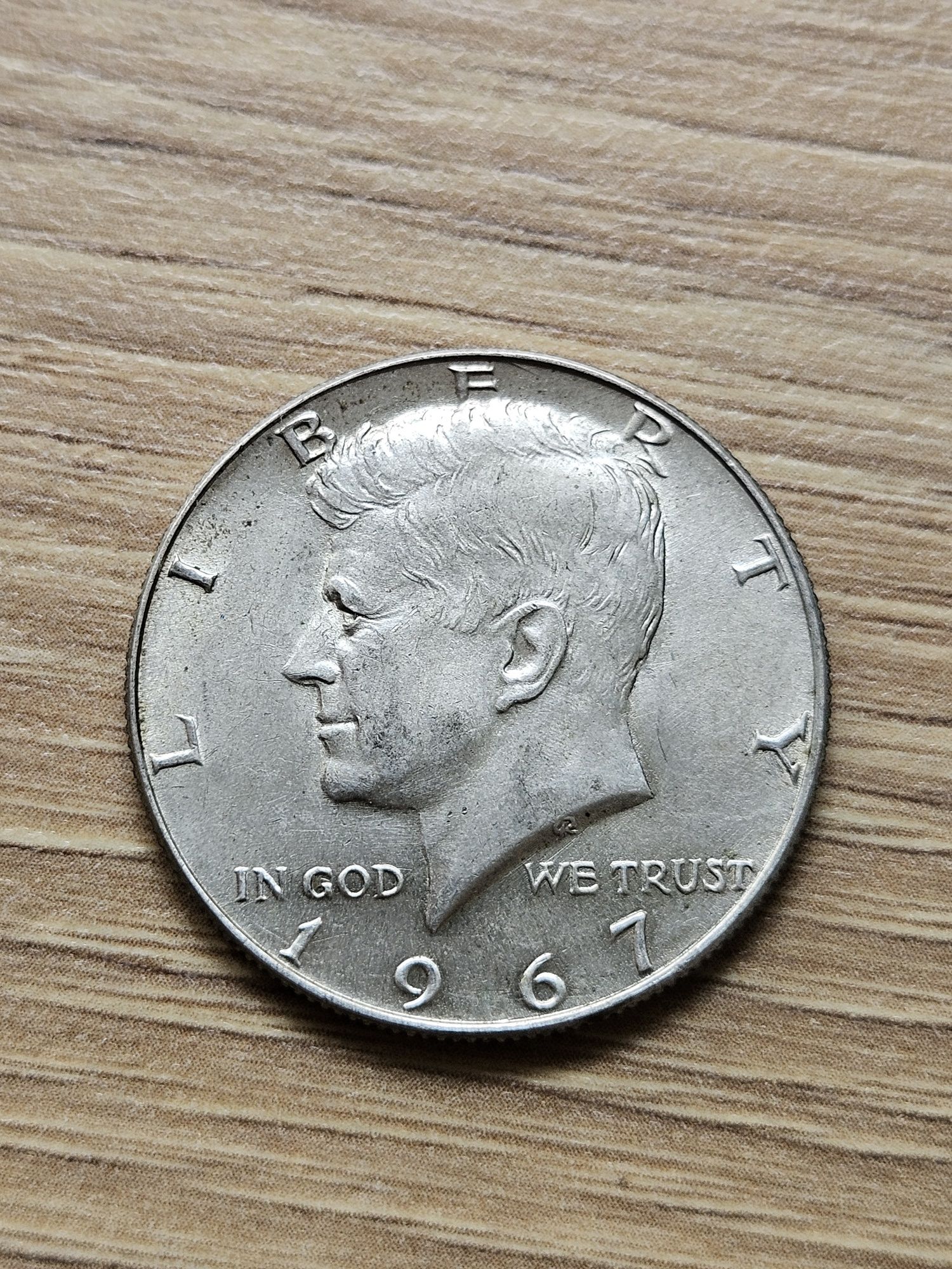 1/2 dolara 1967, USA, srebro