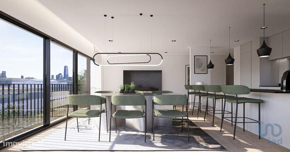 Apartamento T2 em Palmeira de Faro e Curvos de 94,00 m2
