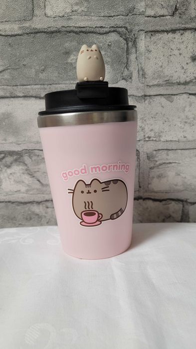 Stalowy kubek termiczny Pusheen