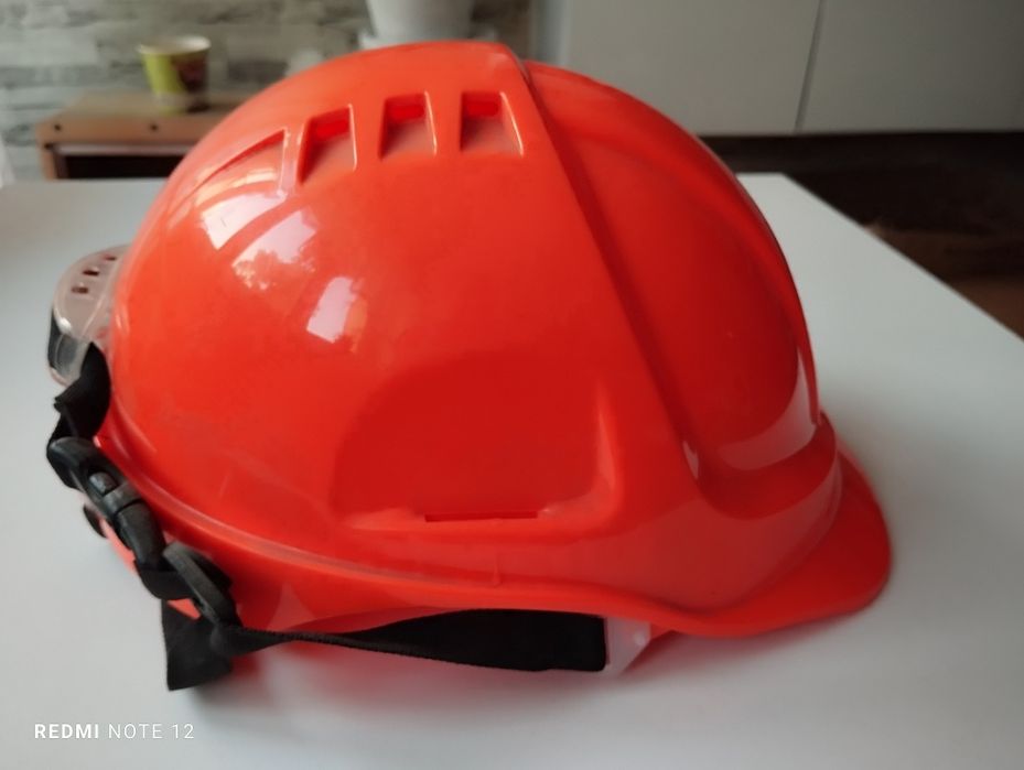 Hełm ochronny kask roboczy ABS YS-7, pomarańczowy, rozmiar 53-64