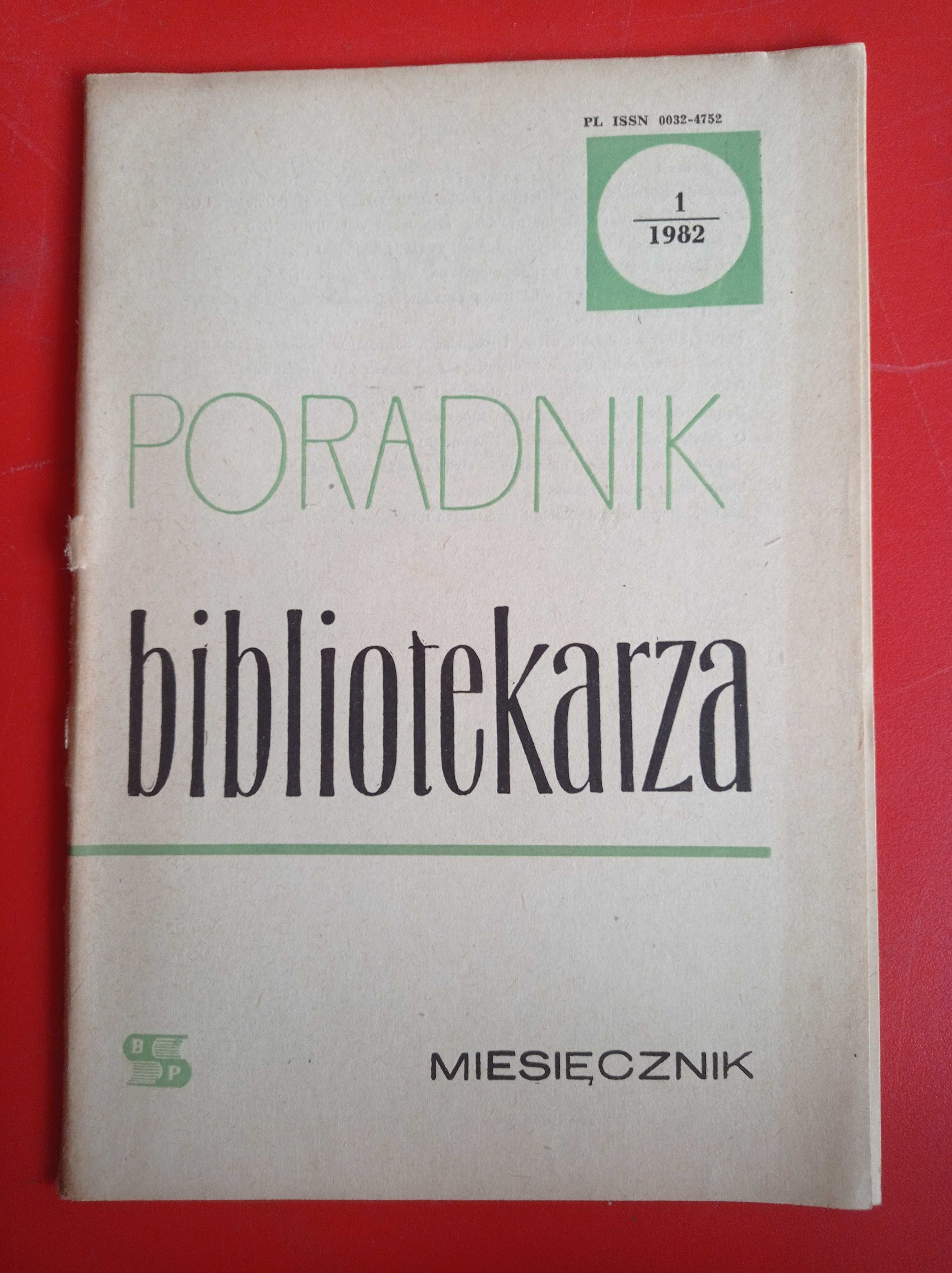 Poradnik Bibliotekarza, nr 1/1982, styczeń 1982