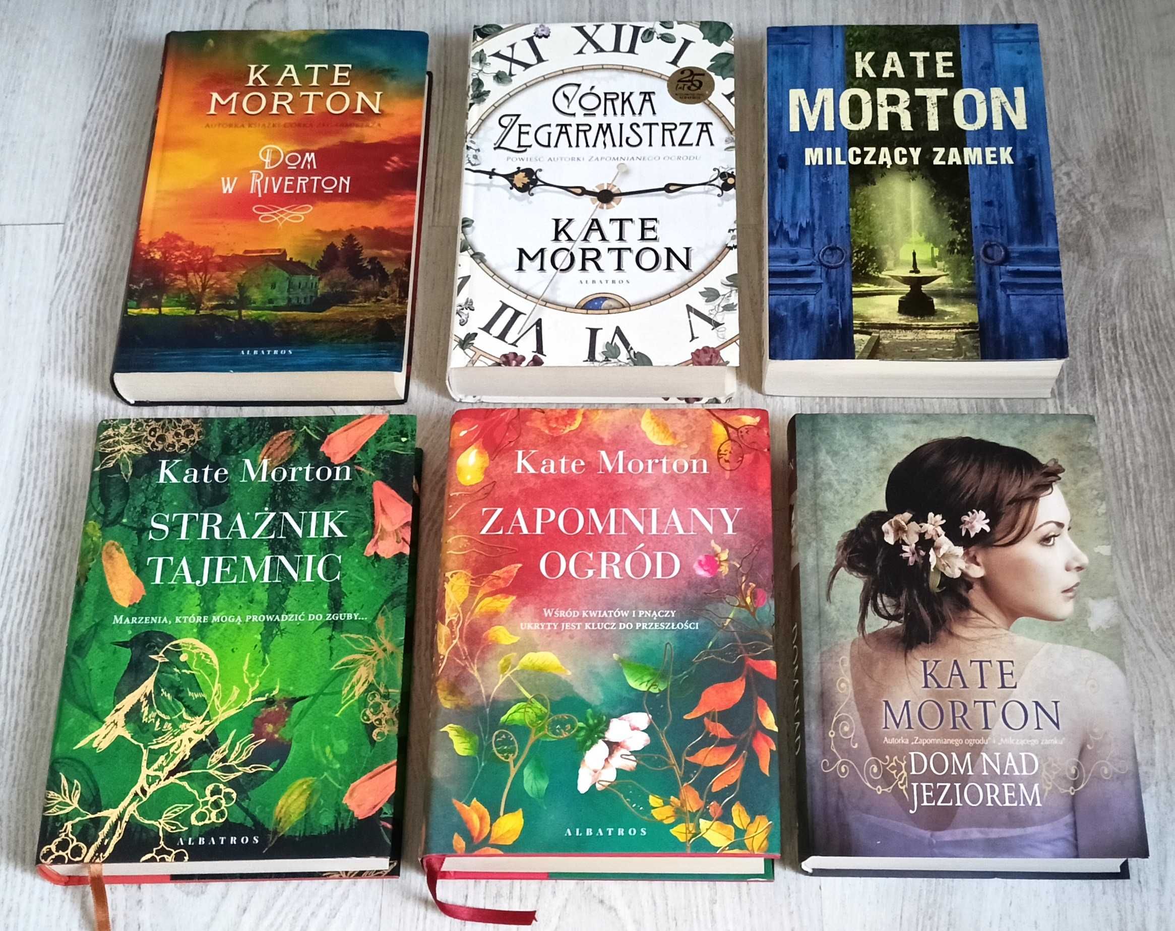 6x Kate Morton Milczący zamek Córka zegarmistrza Strażnik tajemnic Dom