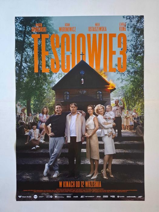 Plakat filmowy oryginalny - Teściowie 1, 2, 3