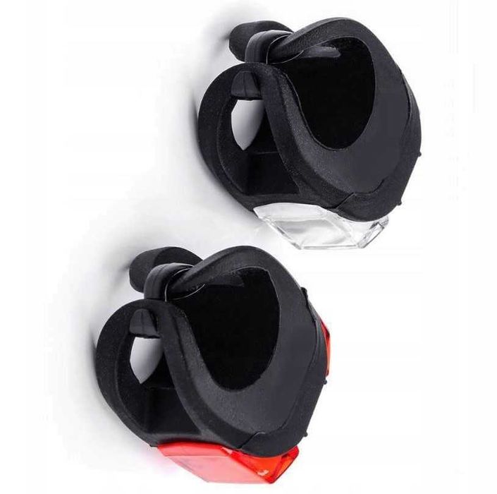 Zestaw lampek rowerowych małych