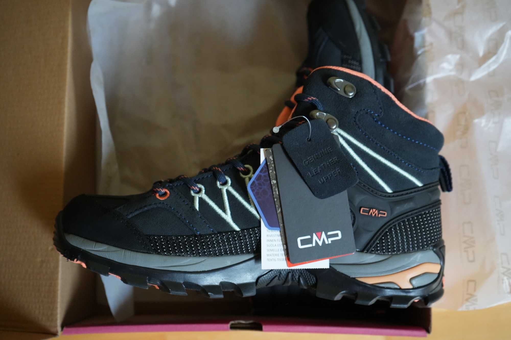 Buty Damskie Trekkingowe Górskie CMP Rigel Mid Skórzane Wodoodporne