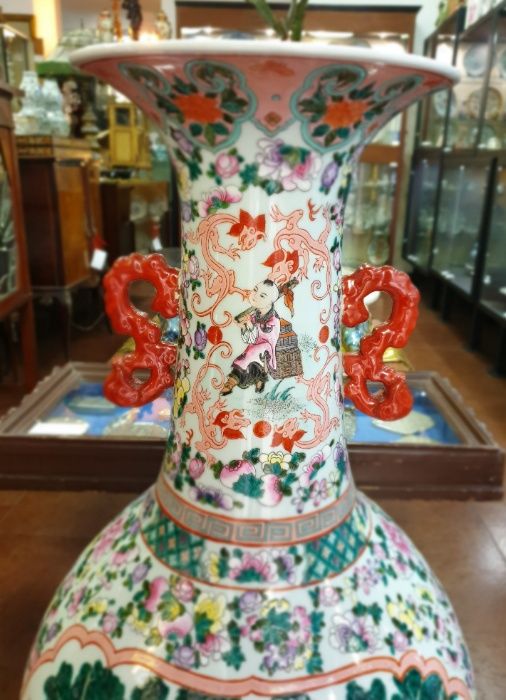 grande jarrao em porcelana chinesa chines