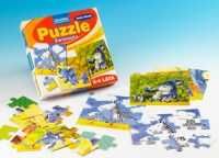 Puzzle Zwierzęta 4 plansze gra 2-4 lata Granna