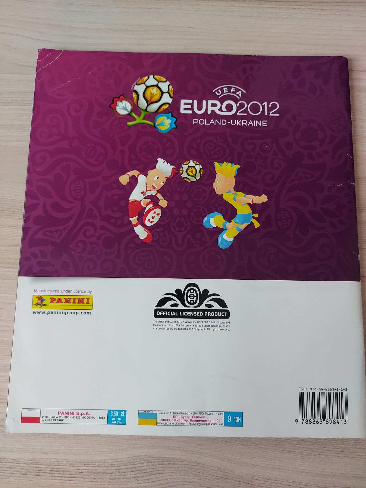 Album Panini Euro 2012