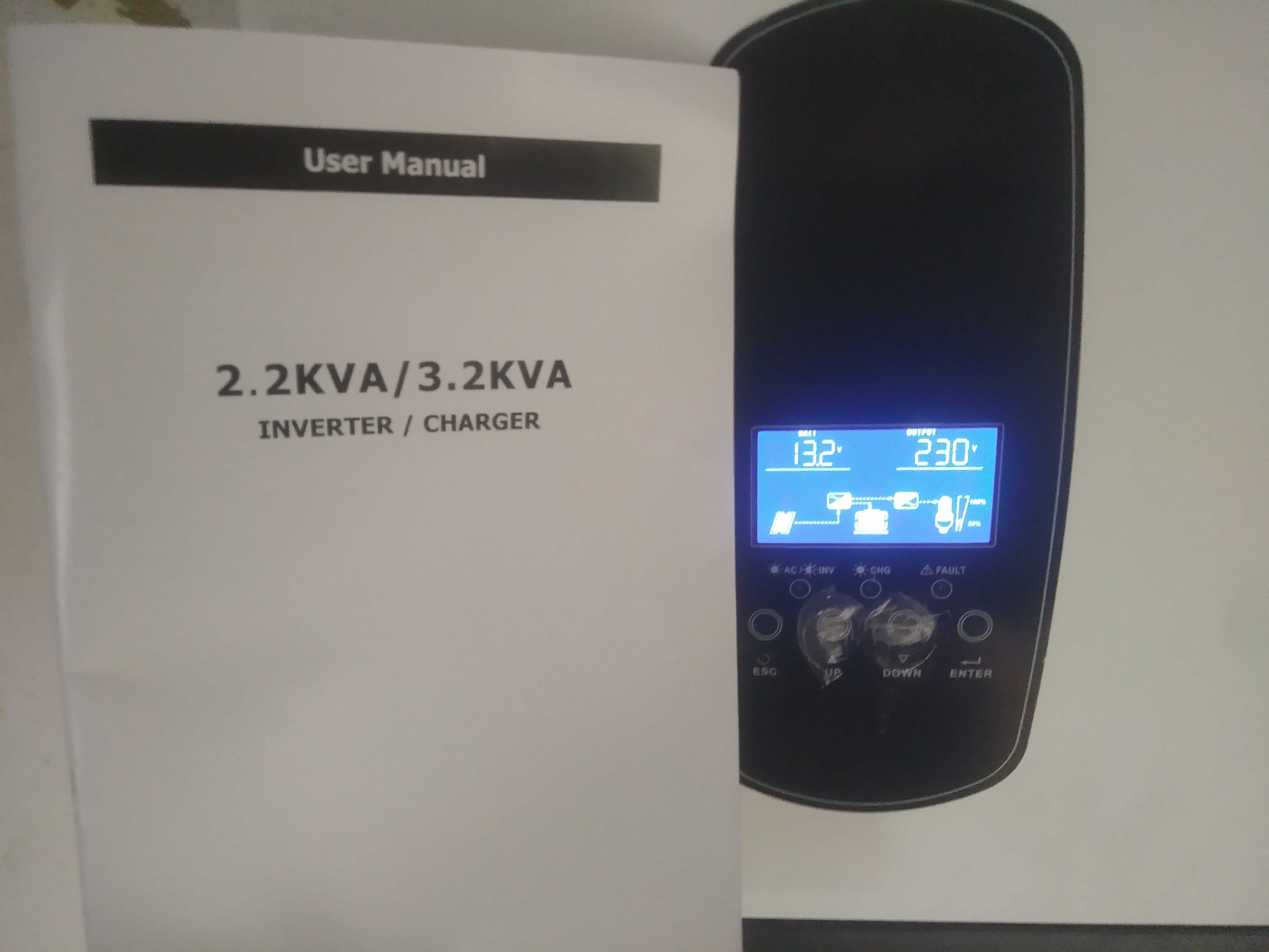 Гібридний інвертор SP-2200 12 вольт 1.8 кВт сонячний контролер зарядне