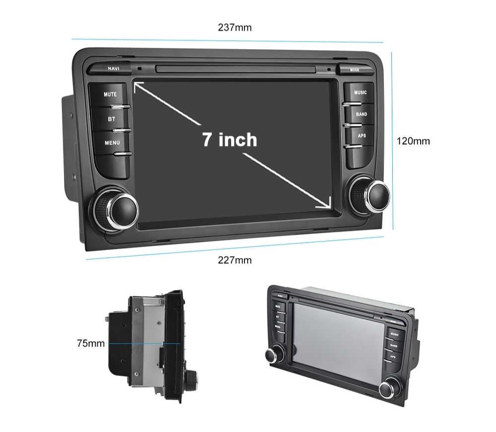 Radio nawigacja AUDI A3 8P Carplay android GPS NAVI