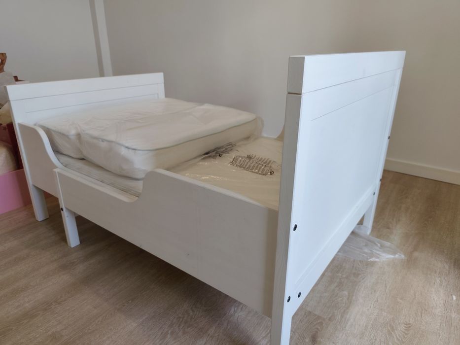 Cama Sundvik IKEA+ colchão extensível