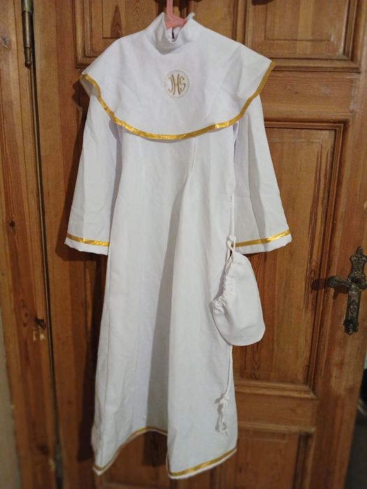 Alba komunijna dziewczęce ok. 146 cm