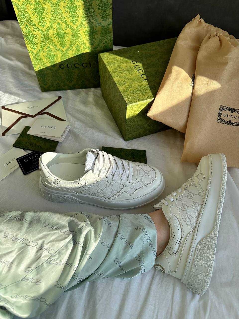 Кроссовки Gucci GG Sneakers White White