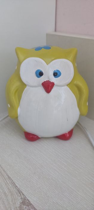 Skarbonka sowa zielona