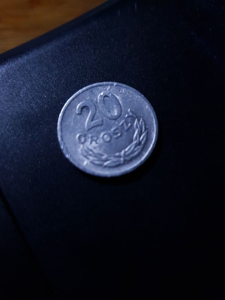Moneta 20 groszy PRL 1973 bez znaku menniczego