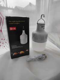 Лампа-светильник с аккумулятором портативная светодиодная LED