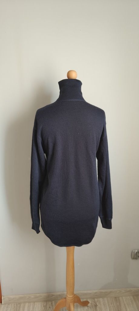 Bluza Sweter z golfem wełniany męskie Iris Norway rozmiar M wełna 70%