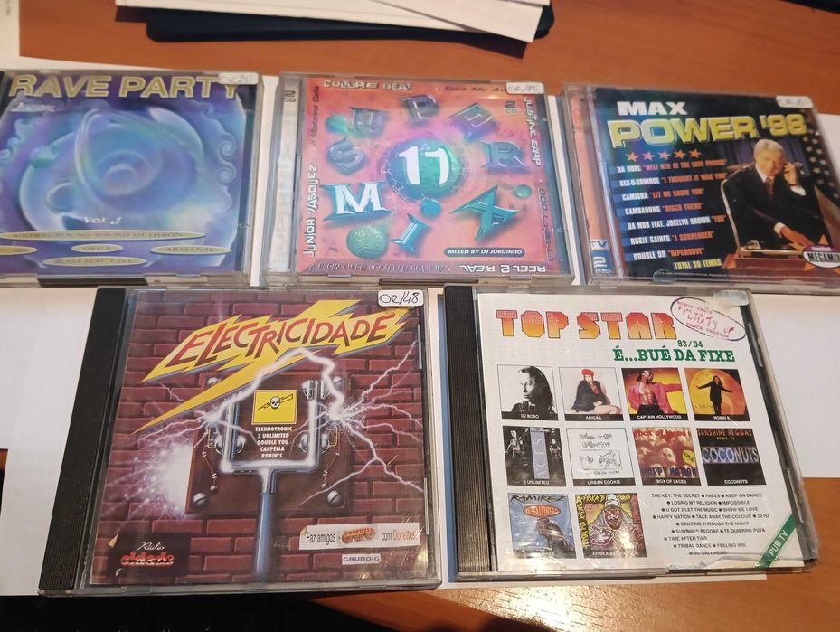 Cds Compilações Musica eletronica ( Lista )