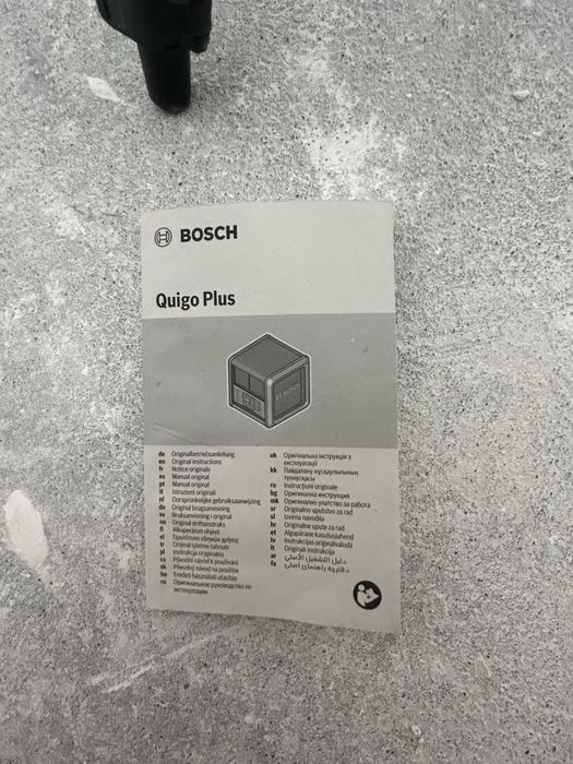 Laser krzyżowy Quigo Bosch + statyw