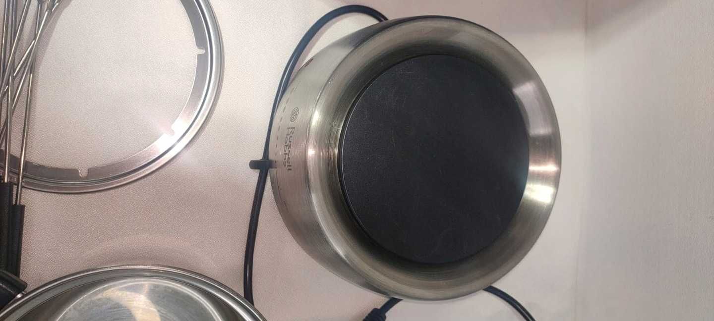 A252 Zestaw do fondue Russell Hobbs Fiesta srebrny/szary 1200 W