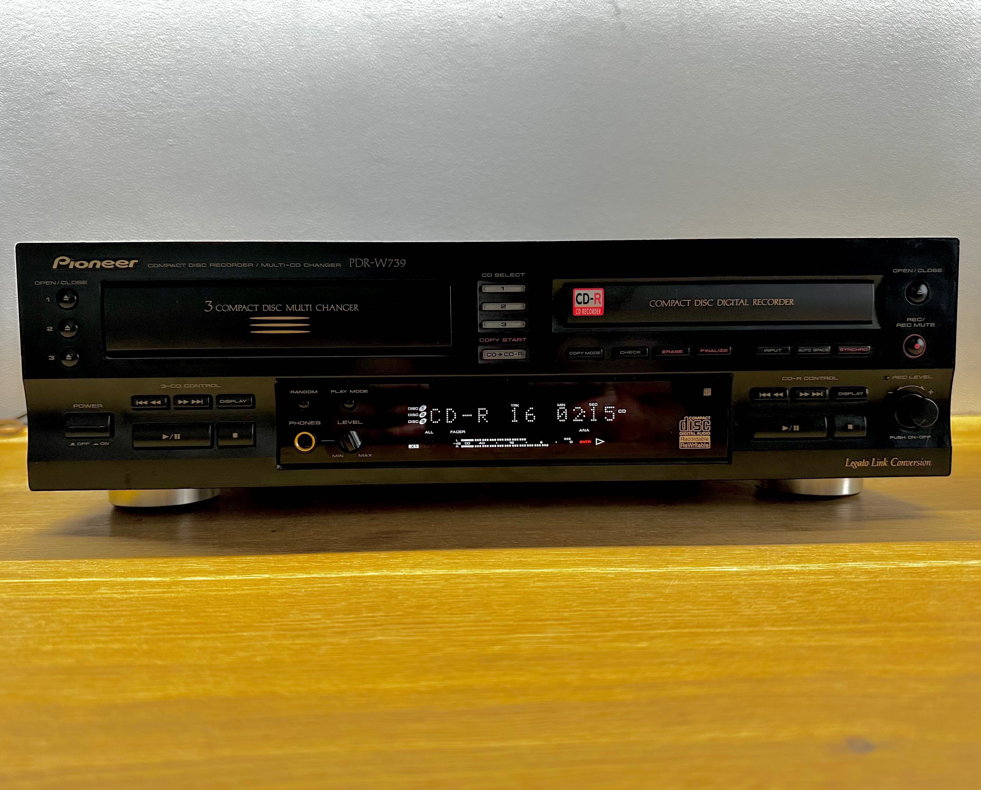 Pioneer PRD-W739 Odtwarzacz CD Nagrywarka Wysoki Model