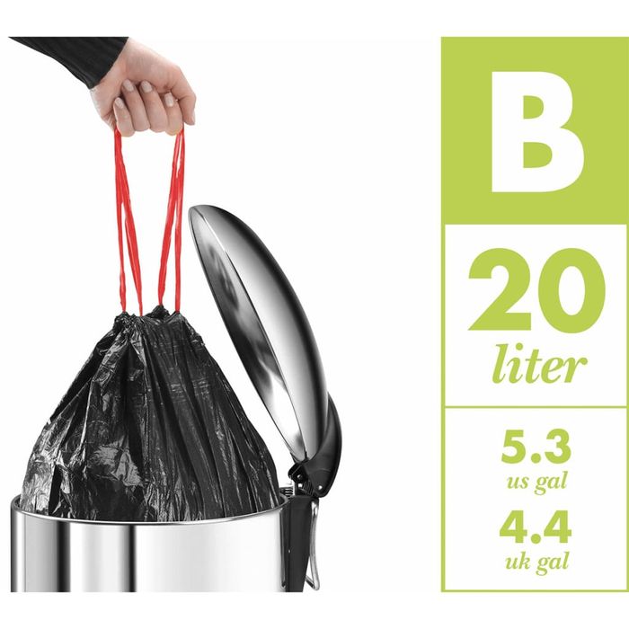 Hailo Kosz Na Śmieci Oko Duo Plus, Rozmiar L, 17 L+9 L, Biały