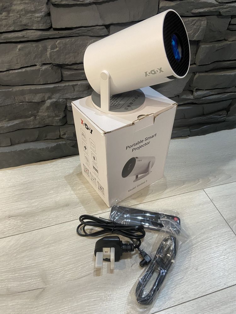 Przenosny mini Projektor XGoDY Gimbal 3 Smart Android 11HD