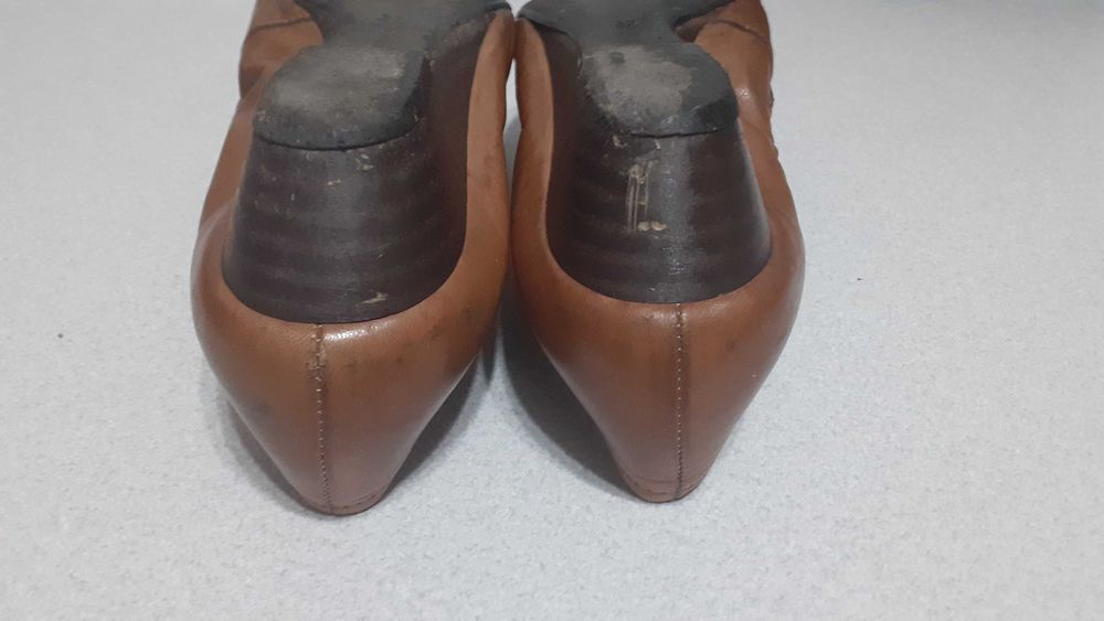 Baleriny na koturnie Ryłko 38