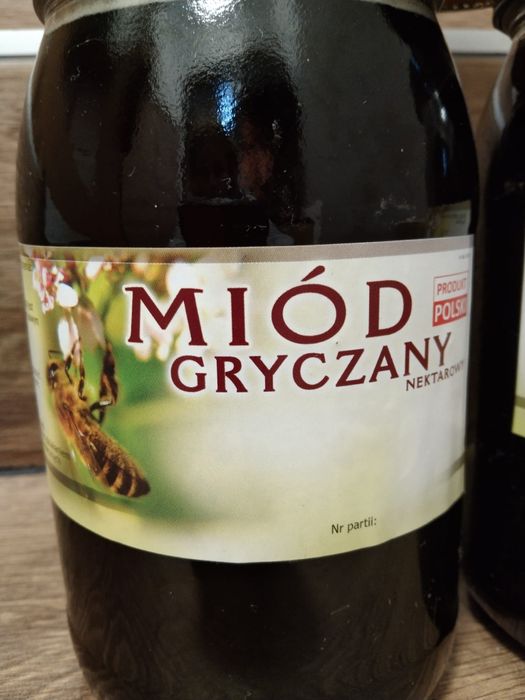 Miód z Własnej Pasieki Gryczany , Wielokwiat ,