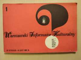 WIK Warszawski Informator Kulturalny 1967 nr 1