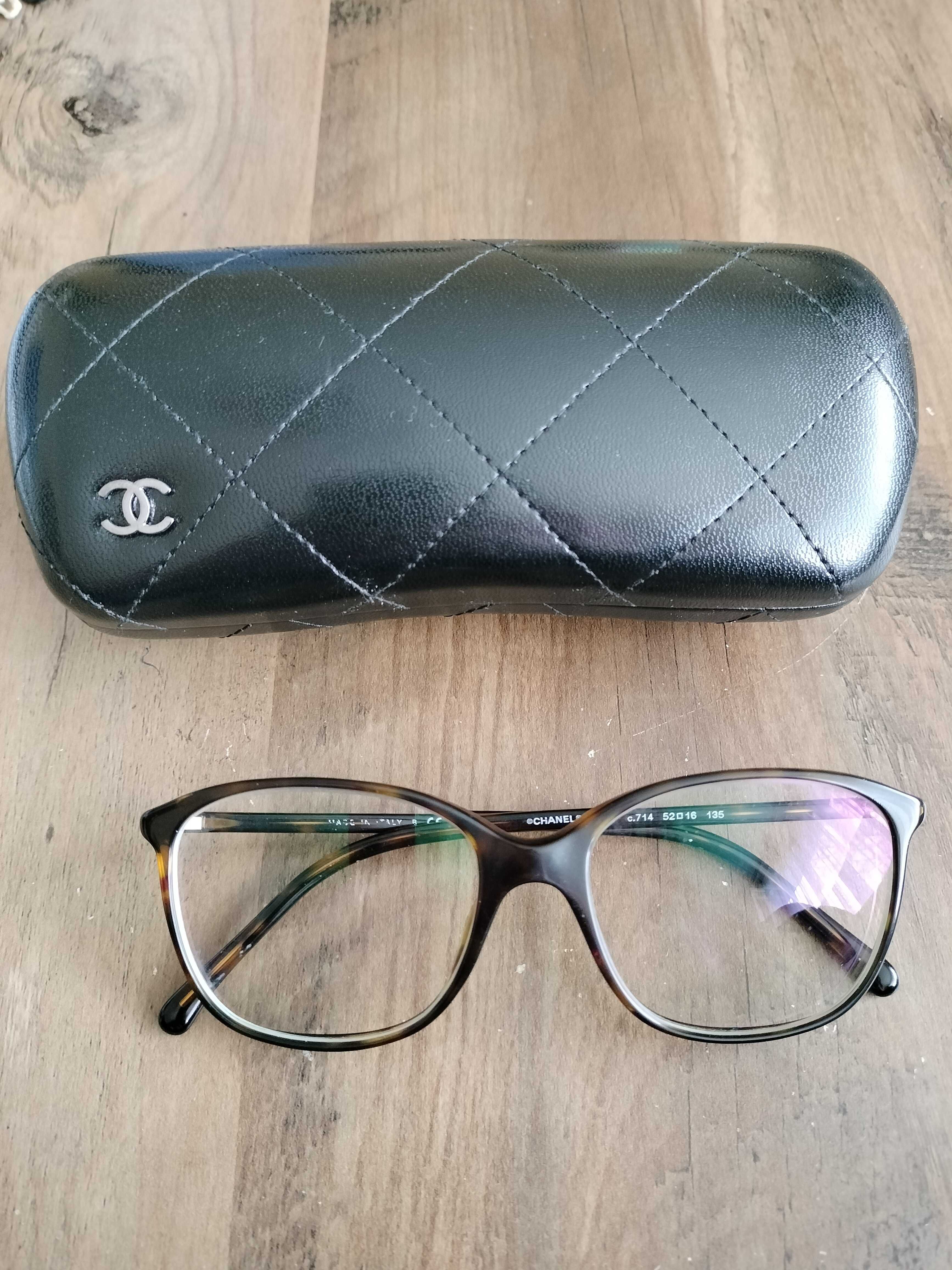 oryginalne okulary Chanel z etui