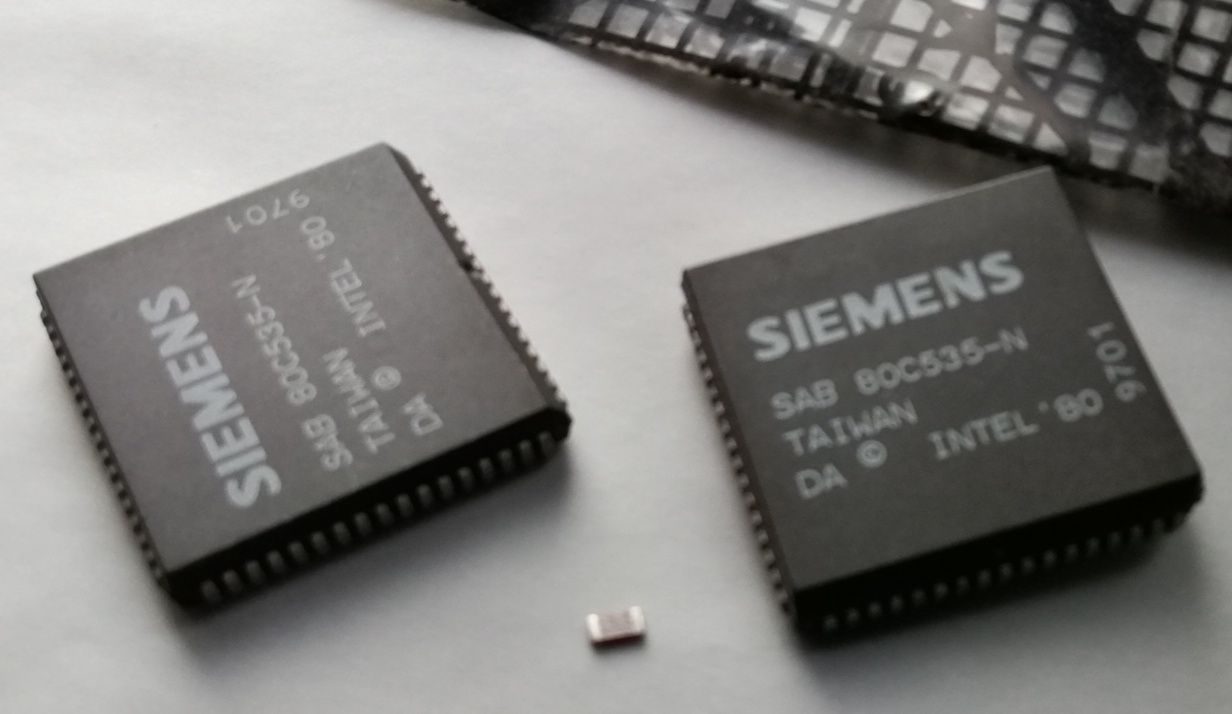 Siemens SAB 80C535 N układ 486 micro scalony procesor plcc 68 pamięć