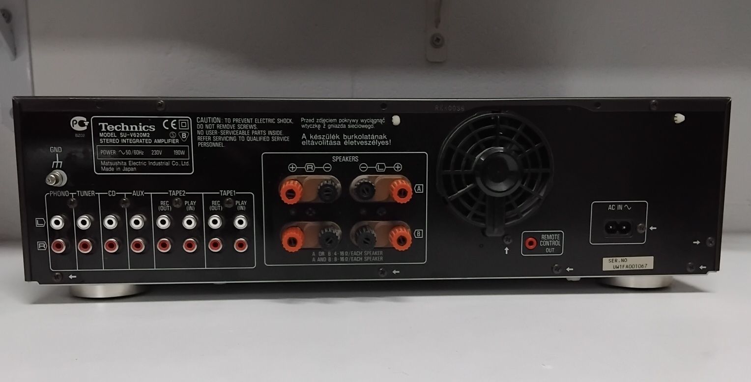 TECHNICS amplificador SU-V620 MK2