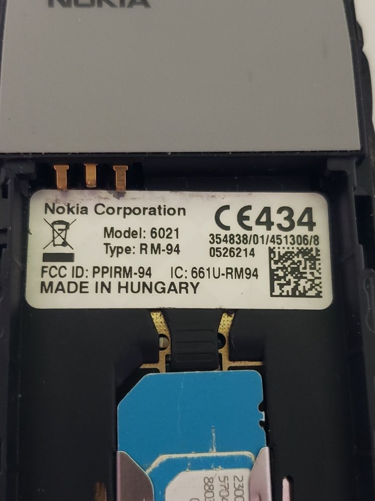 Нокиа 6021 RM -94 Hungary