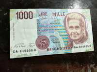 Notas Italianas 1000 lire de 1990