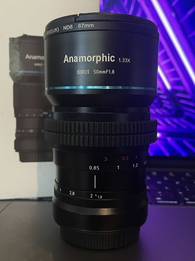 Sirui 50mm f/1.8 Anamorphic 1.33x Sony E – obiektyw kinowy