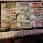Zestaw starych banknotów