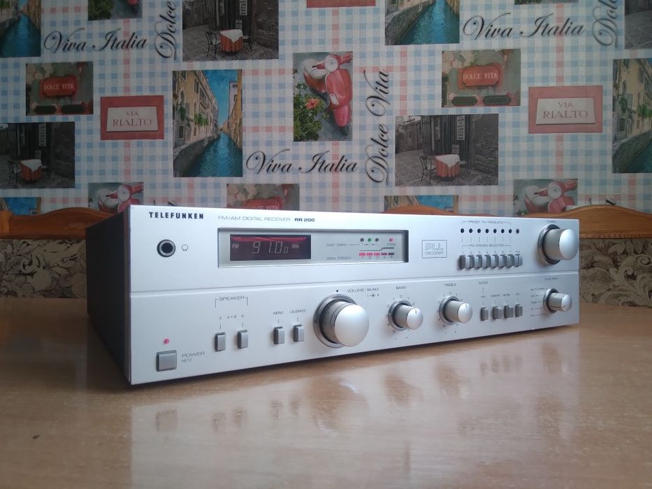 Замечательный винтажный Telefunken RR 200,2×60Вт,АССОРТИМЕНТ,гарантия!