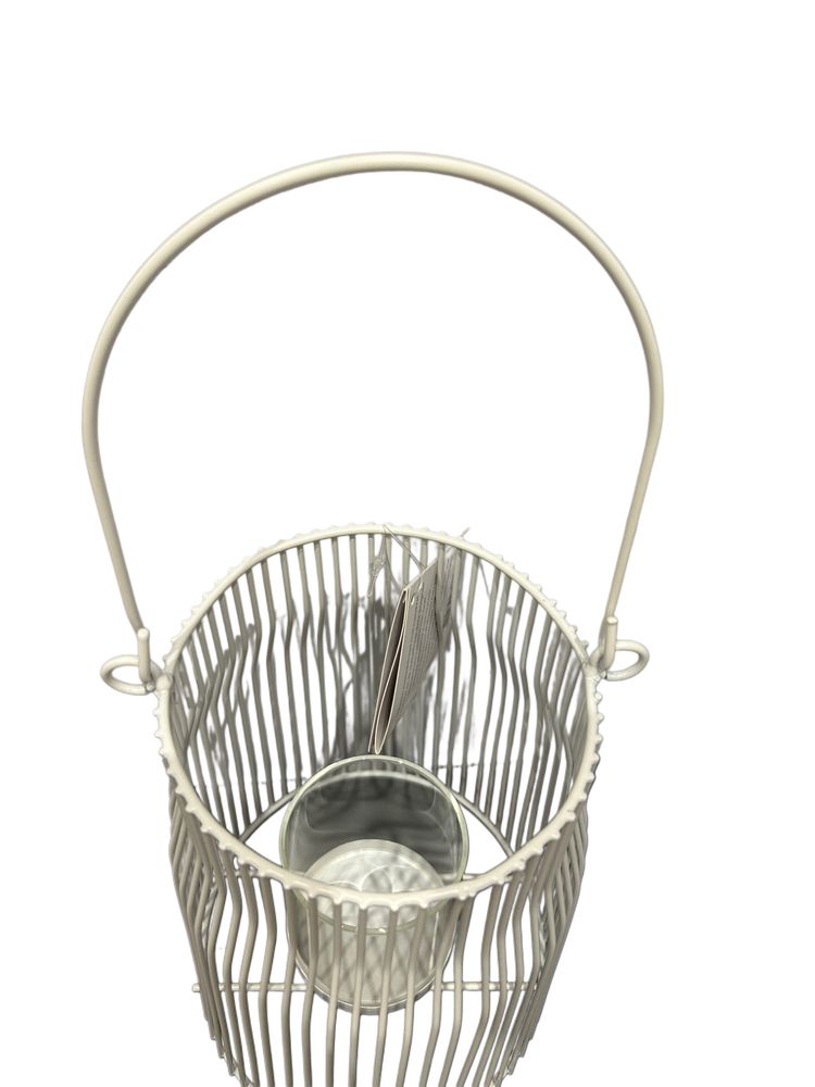 Metalowy lampion na świeczkę nr.8088
