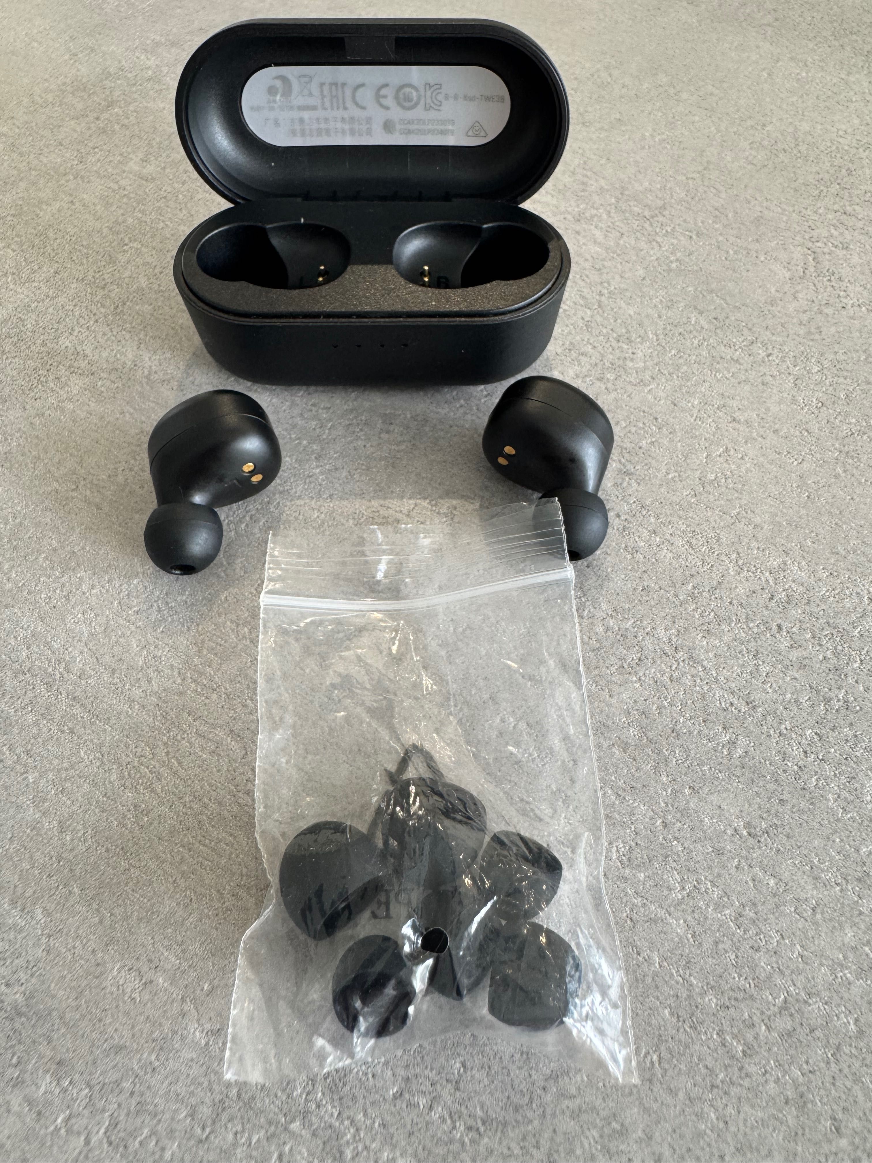 Słuchawki bezprzewodowe Yamaha TW-E3B Dokanałowe Bluetooth 5.0 Czarny