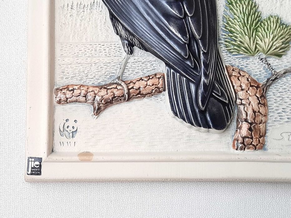 JIE GANTOFTA Kafelek ceramiczny , kafel , obrazek , plakieta - Szwecja