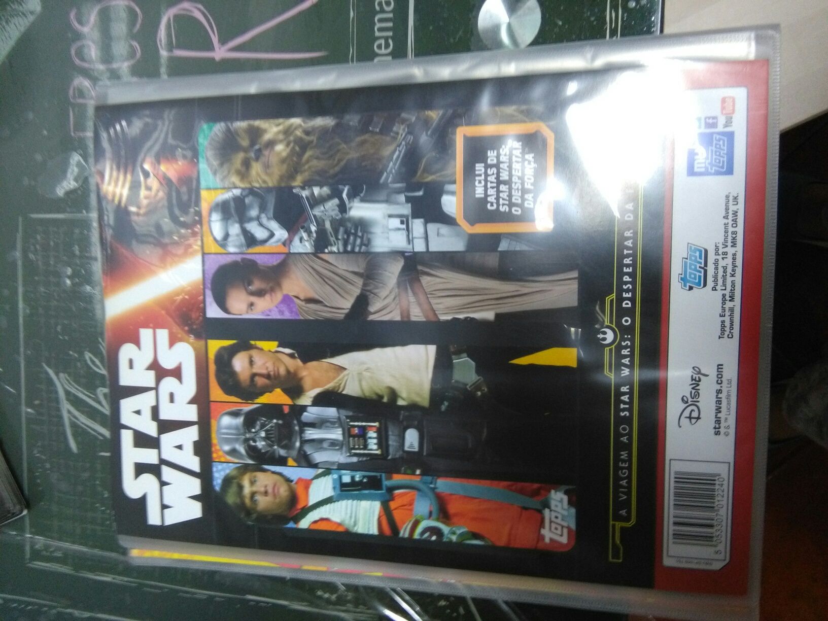 Cartas de Caderneta Star Wars Force Attax