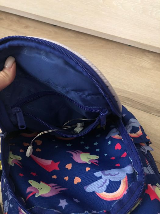 Рюкзак світлодіодний LED єдиноріг (заряджається).