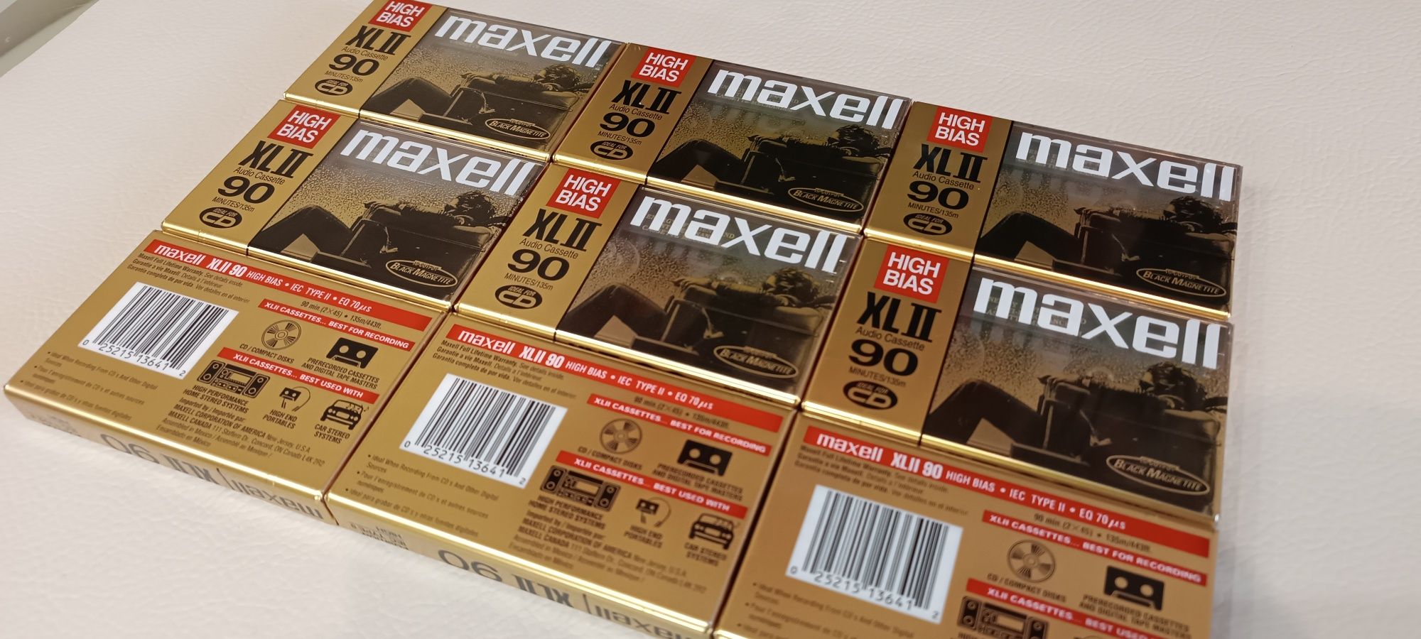 Кассеты Maxell XL-ll 90 новые запечатанные.