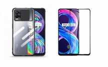 Etui Camshield + Szkło Ochronne Do Realme 8 / 8 Pro