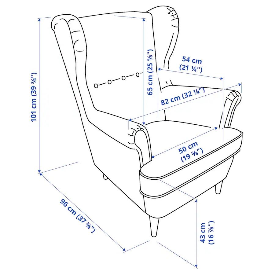 Cadeirao cinzento IKEA